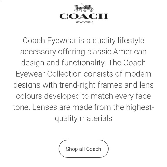 Women’s Coach sunglasses excellent condition main image 10